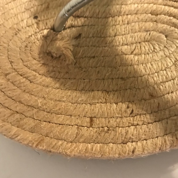 Tory Burch Miller Logo Espadrille Silver 9.5 ⭐️⭐️ - Picture 6 of 8